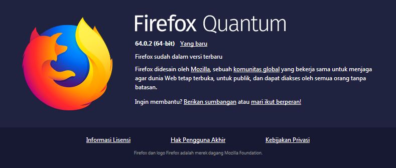 Cara Update Firefox