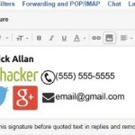 cara membuat signature gmail